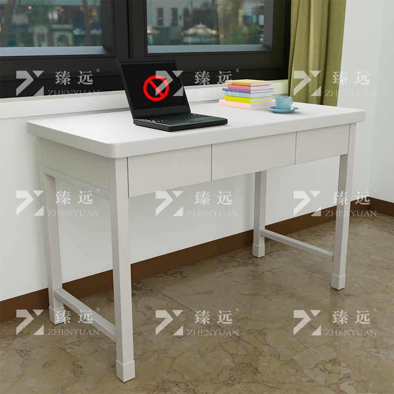 臻远 ZYS-09 钢制办公桌电脑桌学习桌培训桌 三抽桌