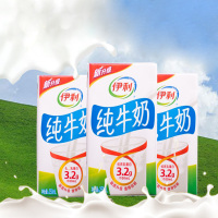 伊利纯牛奶250ml*24盒无菌砖整箱成人/学生早餐牛奶 包邮