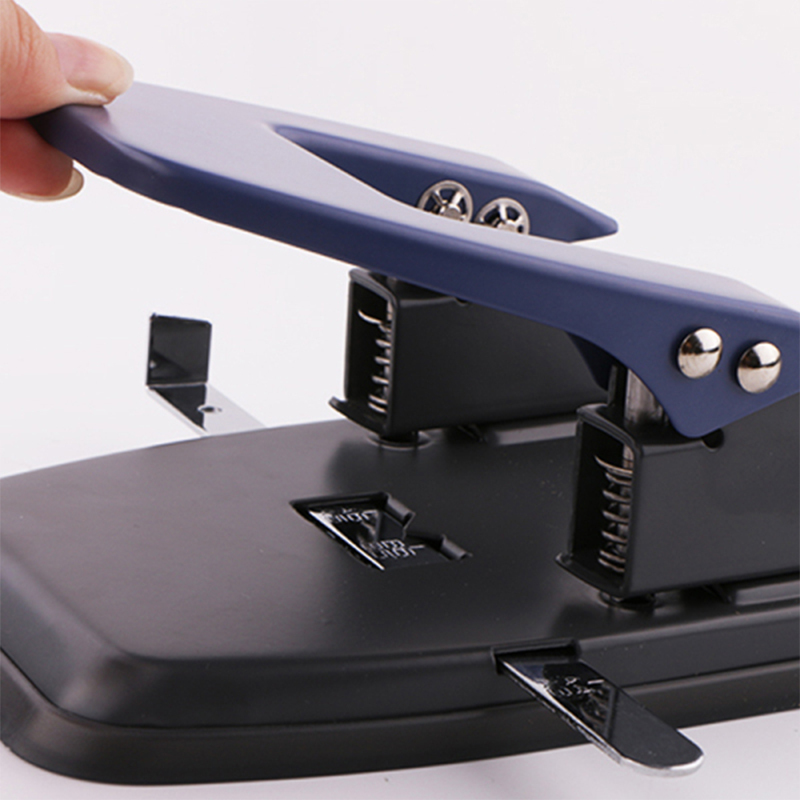 晨光abs92647双孔打孔机手动省力打孔机可打a4纸20张蓝