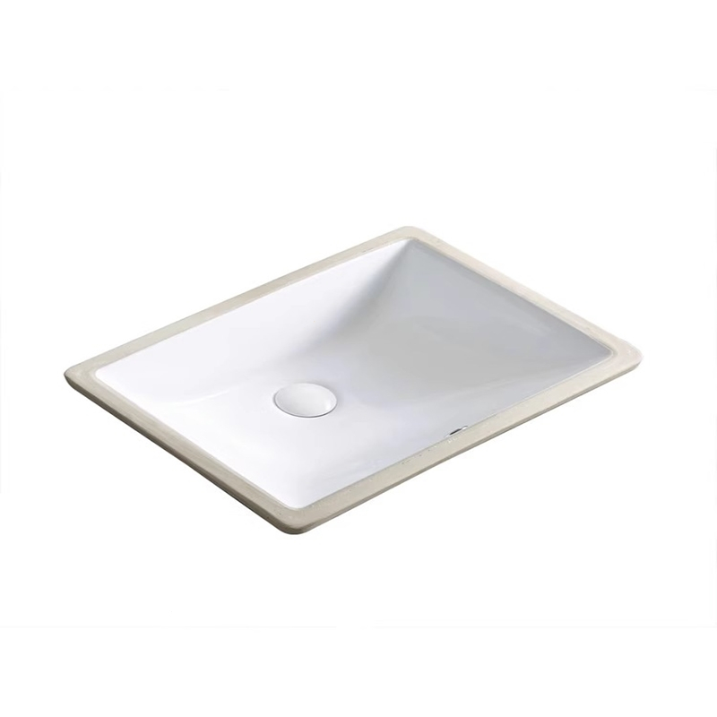 古达台下盆嵌入式陶瓷洗手盆方形大小尺寸家用洗面单盆椭圆阳台洗脸盆