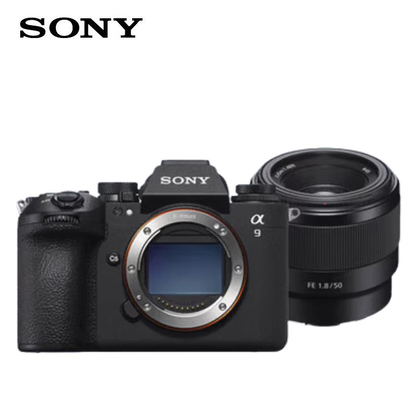 索尼(SONY)A9M3新一代速度旗舰全画幅微单相机 A9M3+FE 50mm F1.8 定焦镜头