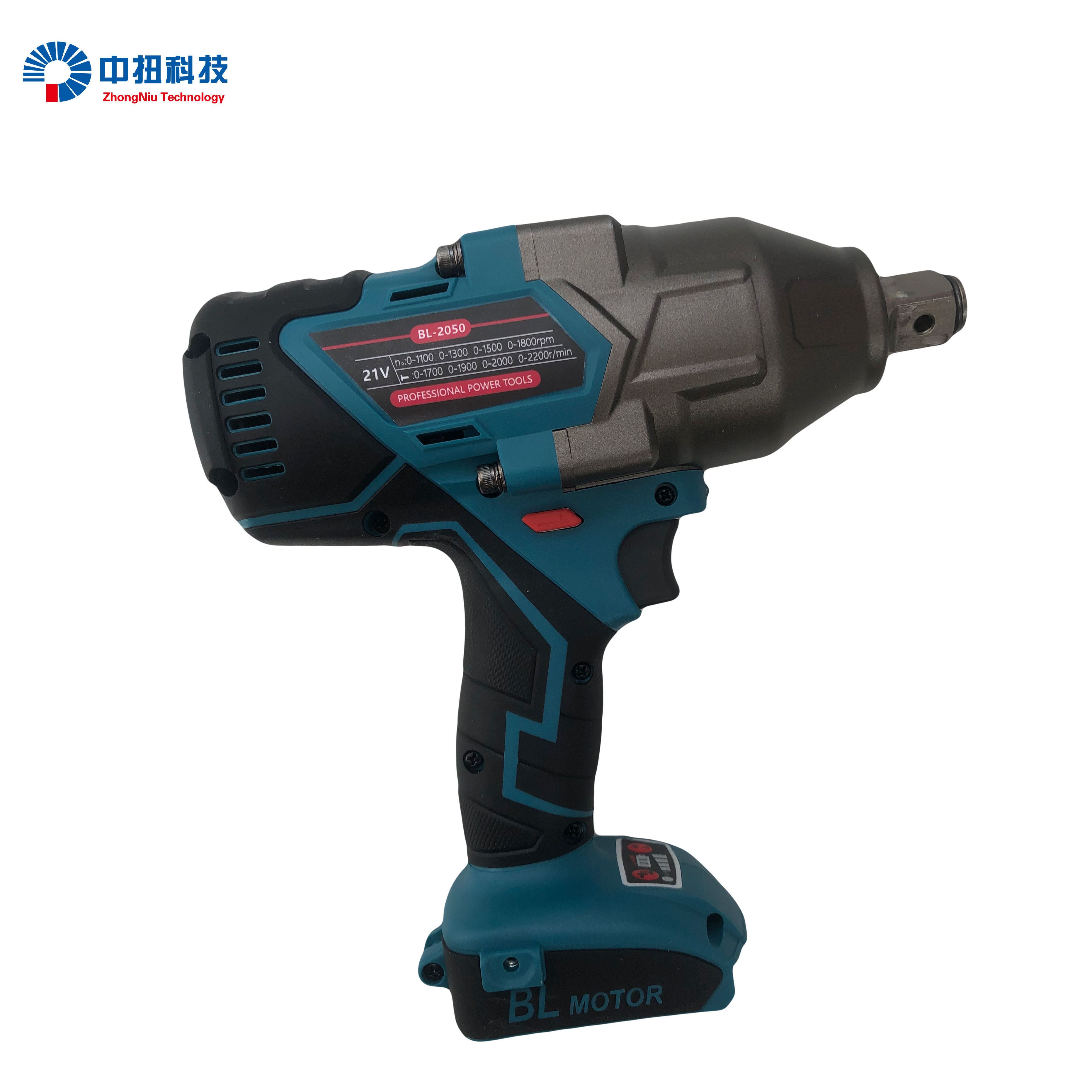 中扭科技 大扭矩无刷锂电扳手 BL2050(8.0AH)两电一充 套