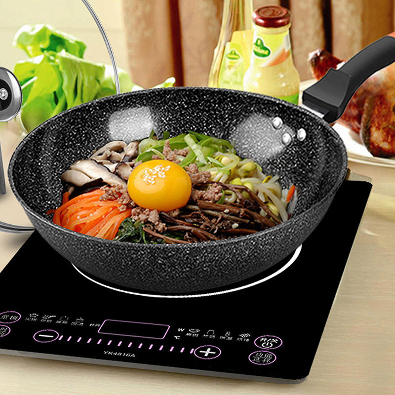 志高 ZG-T3210爱家麦饭石炒锅 彩包/单个装