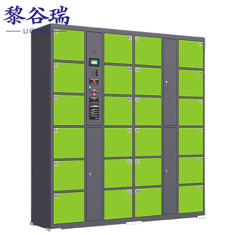 黎谷瑞智能寄存柜 存包柜24门条码台