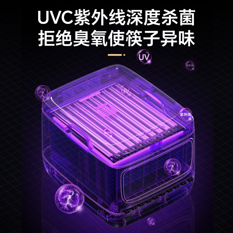 康宝(Canbo)全自动感应筷子消毒机餐馆商用智能自动出筷子机器消毒烘干一体机XDZ8-KZ3