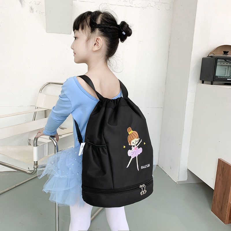 舞蹈包印儿童跳舞书包中国舞拉丁芭蕾舞绣花双肩背包