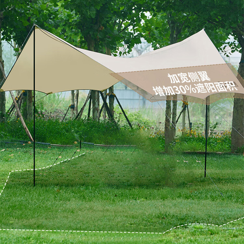 尚烤佳天幕3*4.5m蝶形美学防雨抗风防晒隔热叶息款LS-682高清大图