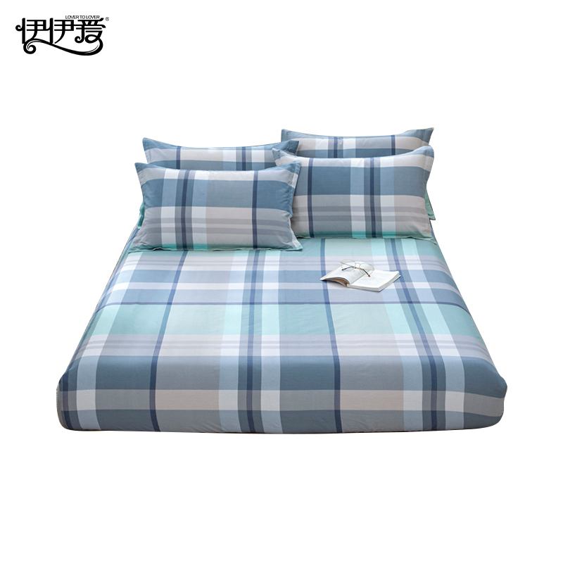 伊伊爱 纯棉印花床笠120*200cm*25cm高清大图