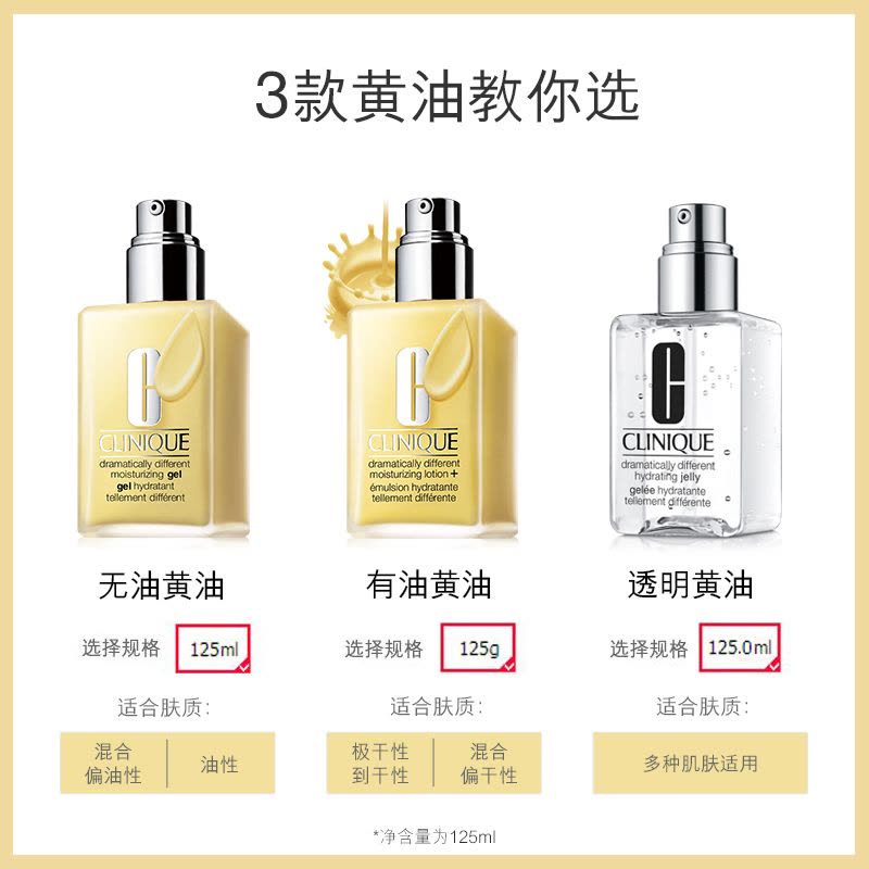 倩碧(CLINIQUE)经典天才小黄油乳液 有油款125ml*2 控油平衡 深层修护 滋润营养 任何肤质通用图片