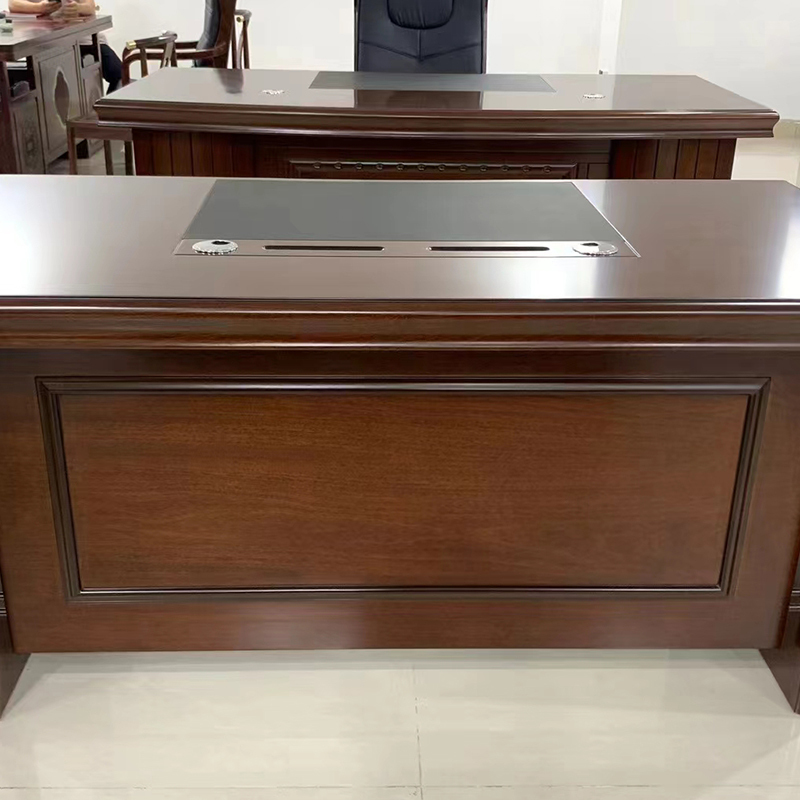 DXBG简约办公桌老板桌总裁主管桌经理桌大班台含侧柜1800*900*760
