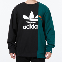 Adidas阿迪达斯三叶草卫衣男2022新款圆领运动服休闲套头衫HC0379