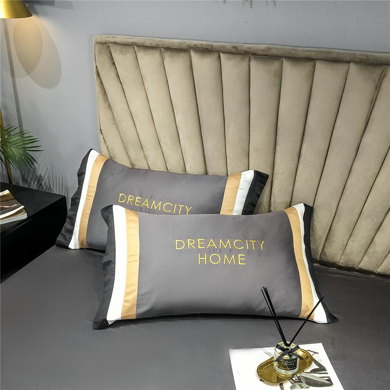 100支长绒棉四件套全棉纯棉简约刺绣北欧风床单被套床上用品_838高清大图