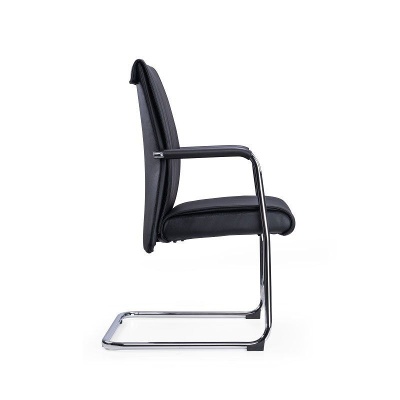 臻远 ZY-7467办公椅中背皮椅老板椅电脑椅弓形椅 西皮高清大图