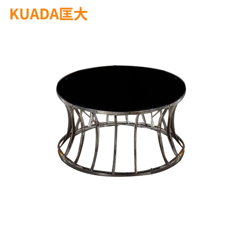 匡大 办公休闲椅洽谈区布艺沙发茶几组合1+1+圆几 KDXXY-JSD04高清大图