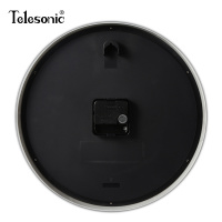 天王星(Telesonic)个性创意艺术石英钟表圆形简约艺术现代家庭餐厅卧室书房静音客厅挂钟 12英寸