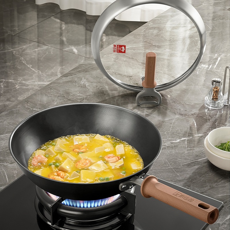 康巴赫钛香铁锅套装32cm高清大图