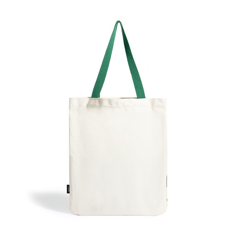 白色水彩画不莱玫迪士尼爱丽丝帆布包单肩包大容量学生上课包手提袋