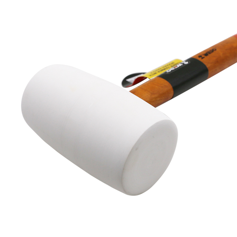 维度WEDO白胶锤大号皮锤橡皮锤橡胶锤（白色木柄工业级）24oz WEDO295-24 /把高清大图