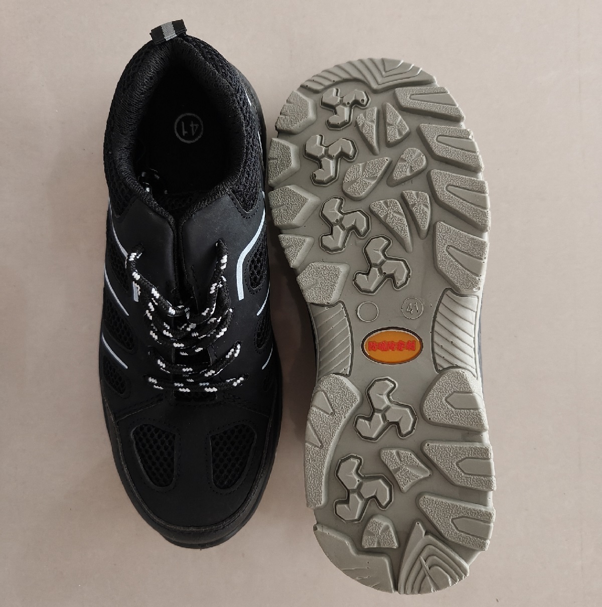 誉丰YF-7273防砸防刺穿网孔劳保鞋 双高清大图