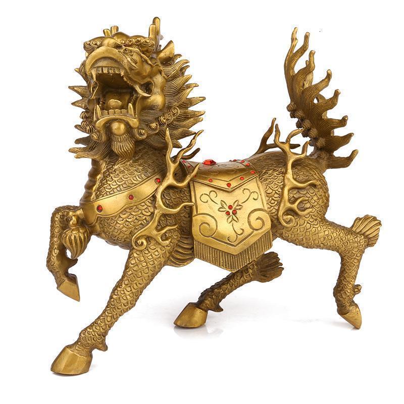 铜摆件大号一对铜火送子寓意家居工艺品_199_594