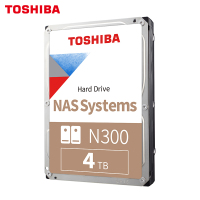 东芝N300台式机硬盘4T NSA级机械硬盘 7200转 垂直CMR/PMR原厂企业监控