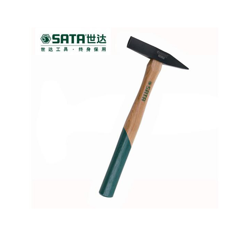 工具库 世达SATA 胡桃木柄焊工除锈锤 0.6磅 92352