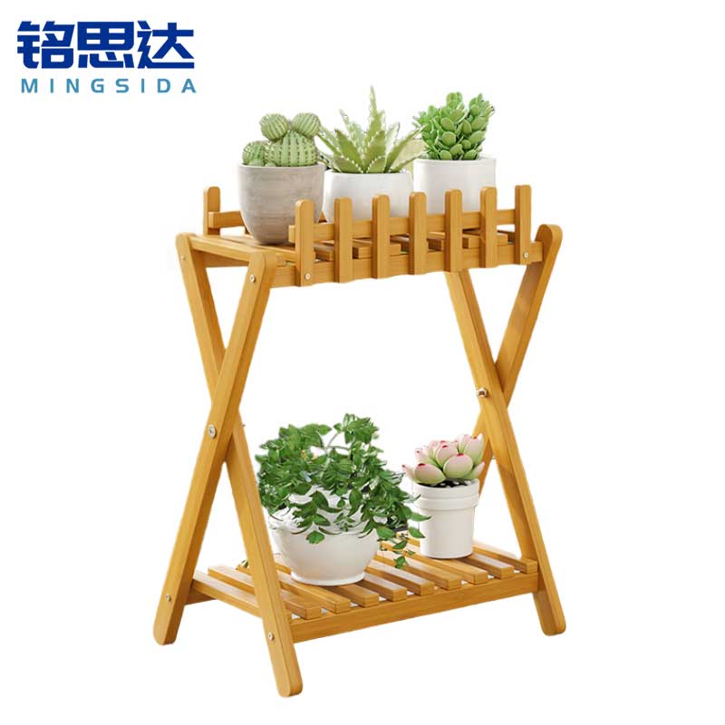 铭思达折叠花架49*32*62.5cm个高清大图