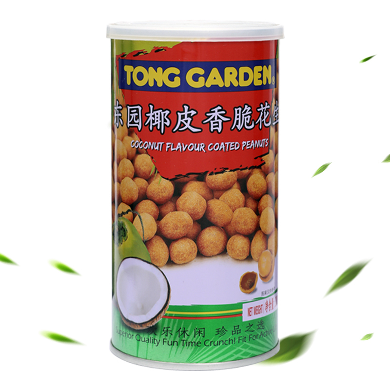 东园(Tong Garden) 椰皮香脆花生 200克 泰国原装进口零食