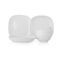 乐美雅(Luminarc) LC-S110G 露特莎 白玉餐具6件套