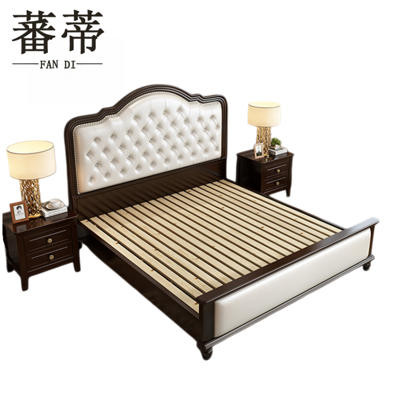 蕃蒂.实木床高清大图