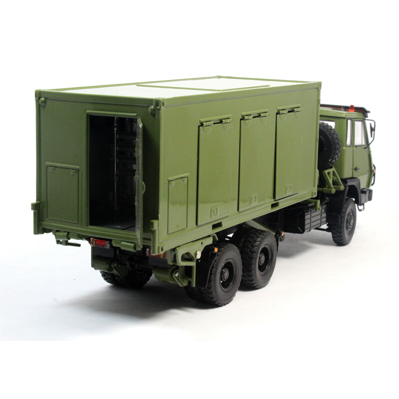 陕汽斯太尔集装箱运输车 厢式货柜 斯太尔货柜 1:43 合金模型