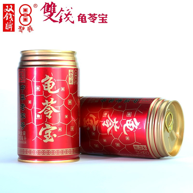 双钱牌罐装龟苓宝310ml*12罐(礼盒)草本植物凉茶饮料