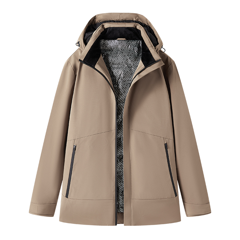 徽润和加厚加绒保暖羽绒服防风防水防寒户外登山服 HY28 件高清大图