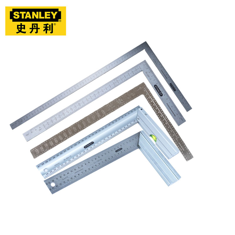 史丹利 Stanley35-351-23铝柄不锈钢直角尺300x165mm