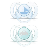 新安怡(Avent)新生儿迷你安抚奶嘴 SCF151/03 0-2个月 两个装