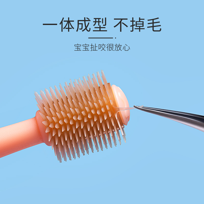 Protefix360度儿童牙刷软毛宝宝1-2一3-6岁半以上4婴儿硅胶婴幼儿乳牙刷牙