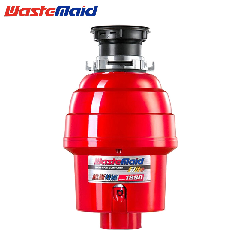 [家用旗舰款]唯斯特姆Wastemaid家用厨房电器 食物残渣粉碎机 垃圾处理器 厨余粉碎机1880-RS家用搭配洗碗机