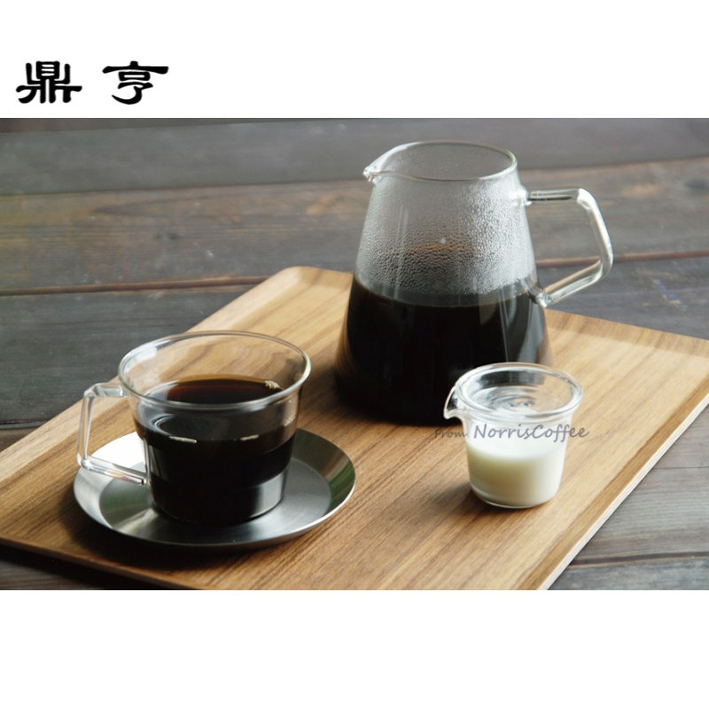 鼎亨现货|日本 CAST咖啡杯碟玻璃杯 茶杯碟配套不锈钢杯碟瓷杯碟