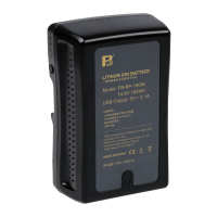 沣标BP-190W索尼V型 V口广播级 V口专业摄像机 V型卡口电池监视器 补光灯V口电池大容量电池电源