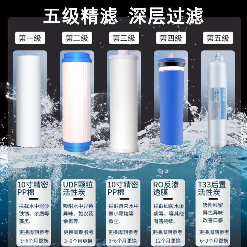 优沃德 直饮机 商用立式冷热一体开水器大容量学校工厂净水器RO反渗透过滤步进式加热开水机