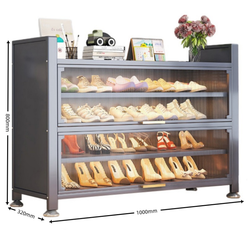 攸形鞋柜五层1000*320*800mm个高清大图