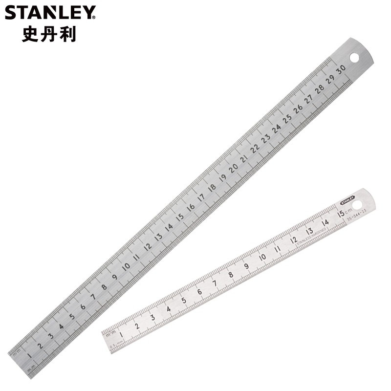 史丹利(STANLEY)不锈钢直尺 1把 35-345-23;长度300mm