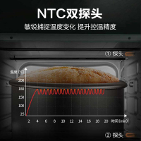 苏泊尔(SUPOR)电烤箱 35升大容量 家用多功能智能烤箱 旋钮操作上下独立控温 专业烘焙蛋糕易操作K35FC808