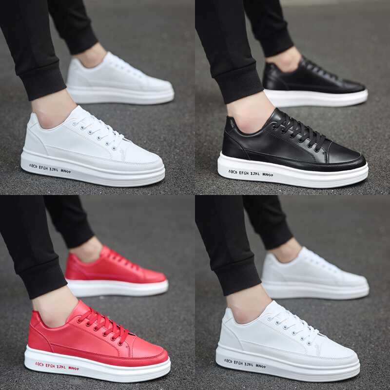 梵克公牛鞋板鞋男韩版春季潮流运动休闲鞋男士小白鞋男2021百搭鞋正品