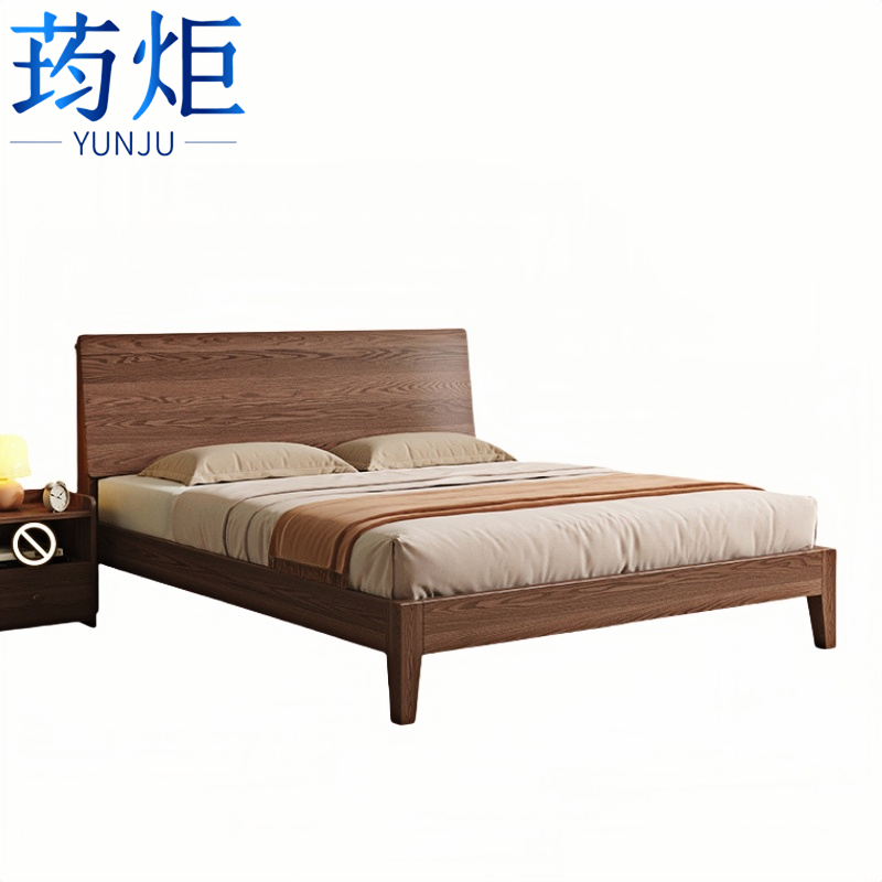 荺炬 实木床高清大图