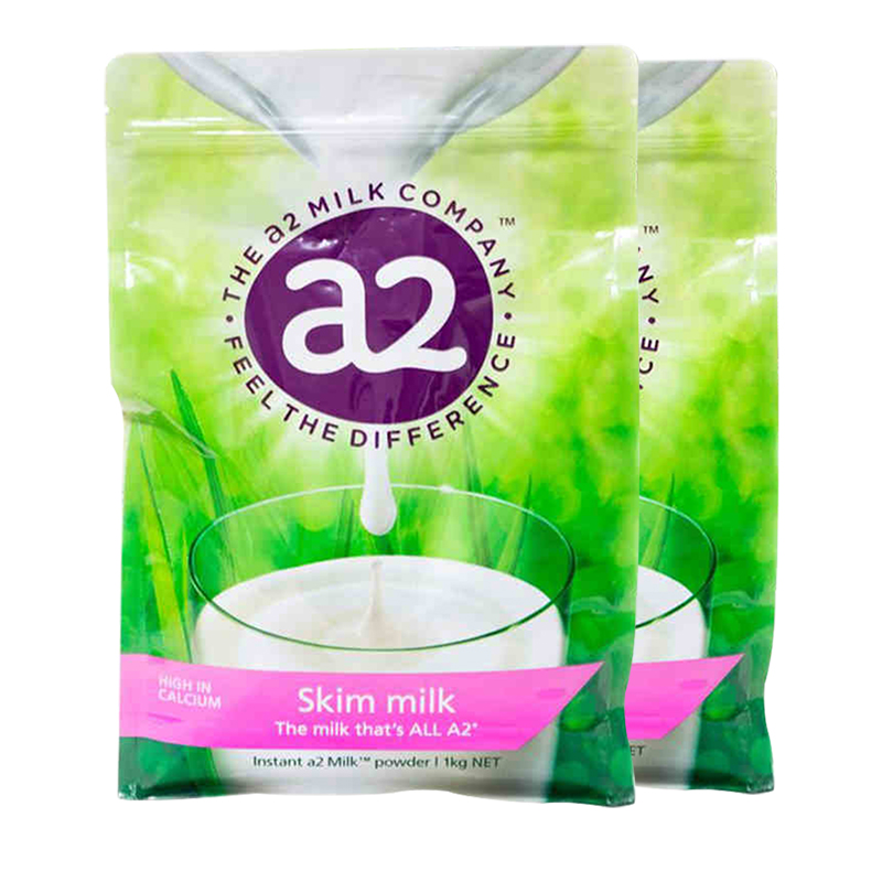 a2进口成人奶粉高钙高蛋白儿童学生青少年孕妇奶粉 脱脂速溶奶粉袋装