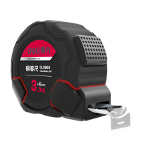 得力(deli) 钢卷尺自锁尼龙覆膜Ⅰ级(红)3mx16mmDL3800