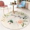 美帮汇日系风客厅地垫简约素色卧室床边地板垫家用沙发茶几耐脏垫子地毯