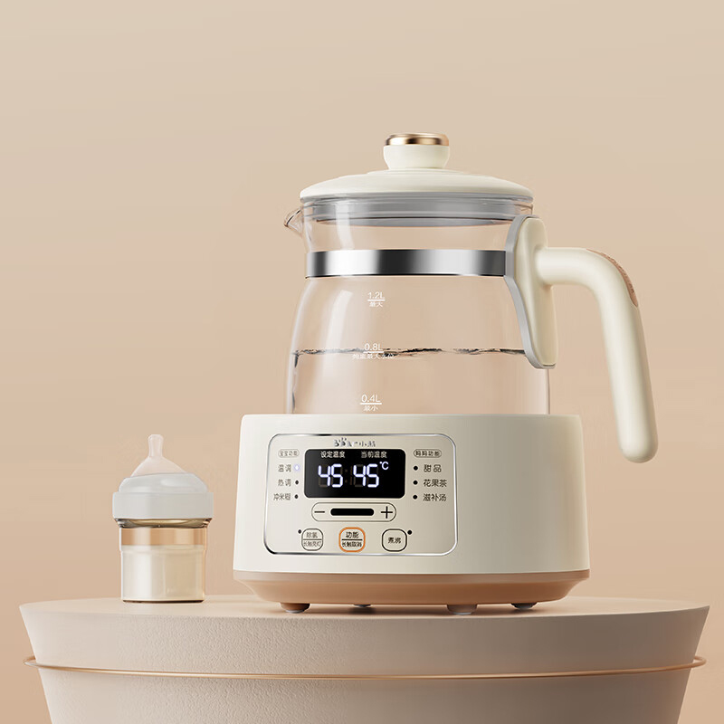 小熊电水壶1.2L恒温冲奶智能断电精准控温TNQ-D12Z9高清大图