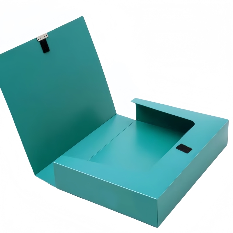 洁能尚 JNS0443 31.5cm*23.5cm*5.5cm 加厚 档案盒 (计价单位:个) 绿色高清大图